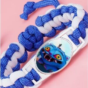 Derpy Tiger Cat Demon Hunters anime K-pop woven braided drawstring bracelet NEW